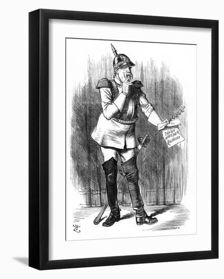 Bismarck Speaks Peace-John Tenniel-Framed Art Print