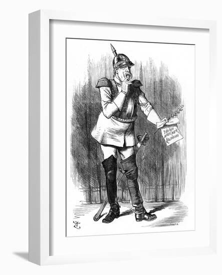 Bismarck Speaks Peace-John Tenniel-Framed Art Print