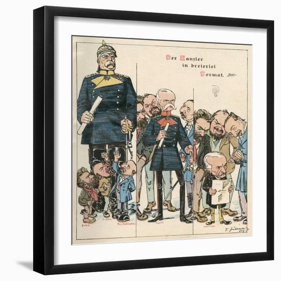 Bismarck Vs Chancellers-Franz Juttner-Framed Art Print