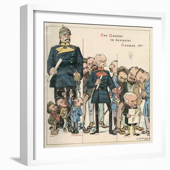 Bismarck Vs Chancellers-Franz Juttner-Framed Art Print