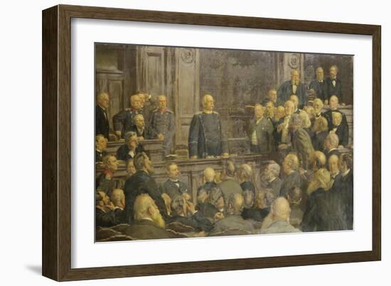 Bismarcks Letzte Reichstagsrede Am 6 Februar 1888-Ernst Henseler-Framed Giclee Print