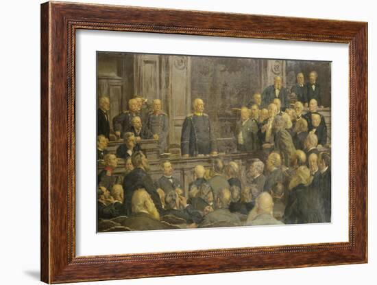 Bismarcks Letzte Reichstagsrede Am 6 Februar 1888-Ernst Henseler-Framed Giclee Print