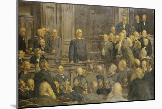 Bismarcks Letzte Reichstagsrede Am 6 Februar 1888-Ernst Henseler-Mounted Giclee Print