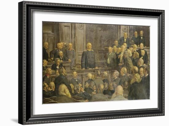 Bismarcks Letzte Reichstagsrede Am 6 Februar 1888-Ernst Henseler-Framed Giclee Print