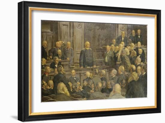 Bismarcks Letzte Reichstagsrede Am 6 Februar 1888-Ernst Henseler-Framed Giclee Print