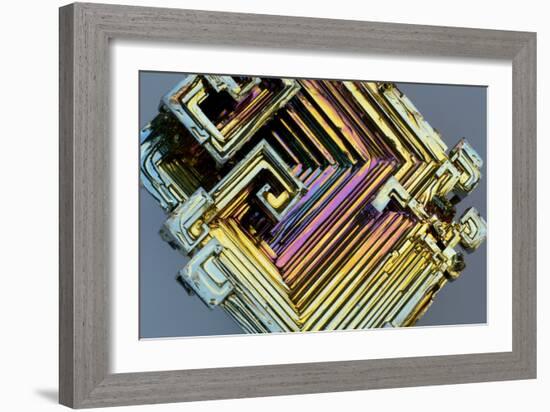 Bismuth Crystal-Lawrence Lawry-Framed Photographic Print