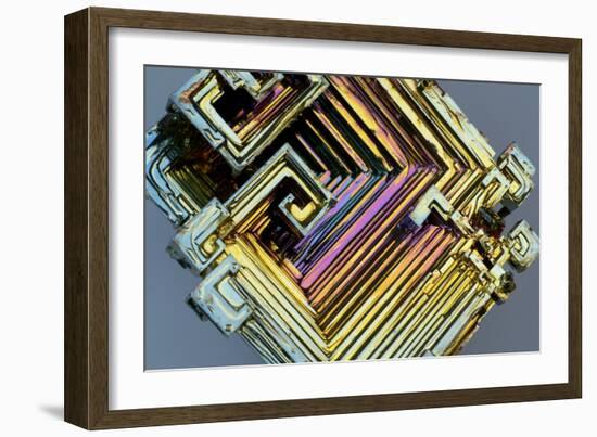 Bismuth Crystal-Lawrence Lawry-Framed Photographic Print