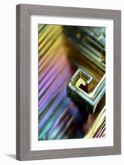 Bismuth Crystal-Lawrence Lawry-Framed Photographic Print