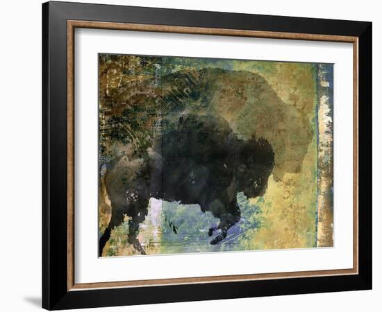 Bison 1-Sokol-Hohne-Framed Art Print