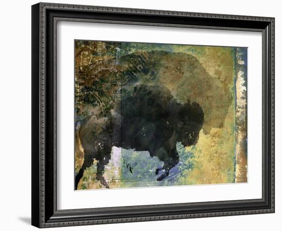 Bison 1-Sokol-Hohne-Framed Art Print