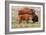 Bison and Calf-Lantern Press-Framed Art Print