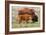 Bison and Calf-Lantern Press-Framed Art Print