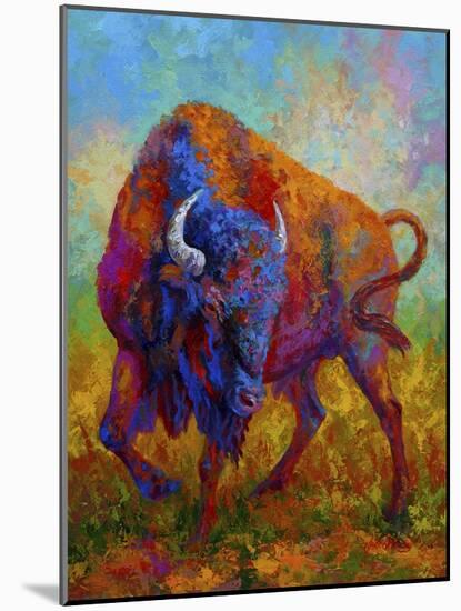 Bison Bull 1-Marion Rose-Mounted Giclee Print