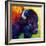 Bison Head III-Marion Rose-Framed Giclee Print