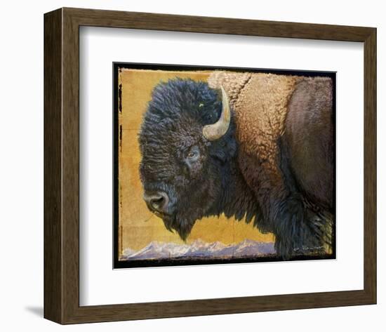 Bison II-Chris Vest-Framed Premium Giclee Print