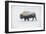 Bison in snow, Yellowstone National Park, Wyoming-Art Wolfe-Framed Giclee Print