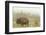 Bison in Theodore Roosevelt National Park, North Dakota, Usa-Chuck Haney-Framed Photographic Print