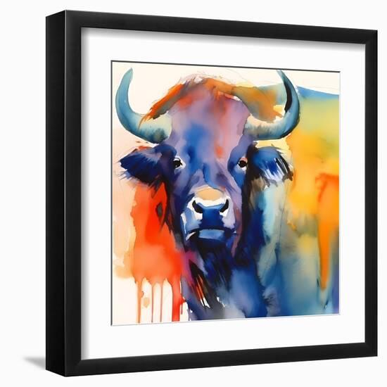 Bison l-Walker Noble-Framed Art Print