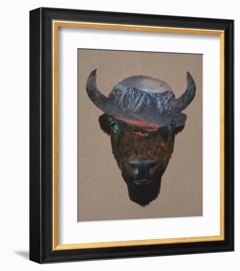 Bison Peak-Davies Babies-Framed Art Print