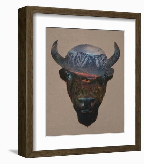Bison Peak-Davies Babies-Framed Art Print