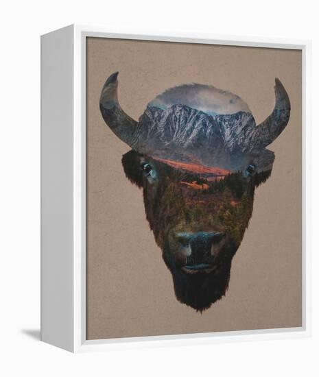 Bison Peak-Davies Babies-Framed Stretched Canvas