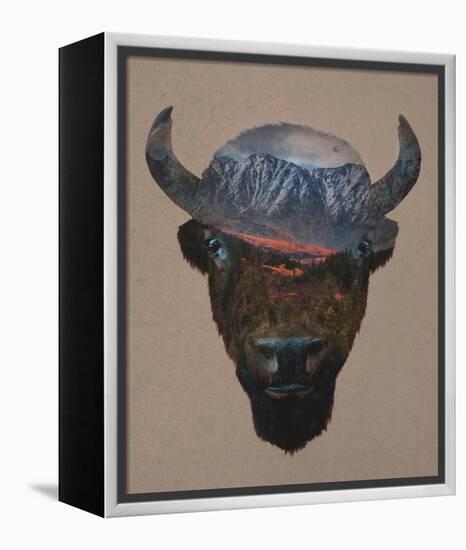 Bison Peak-Davies Babies-Framed Stretched Canvas