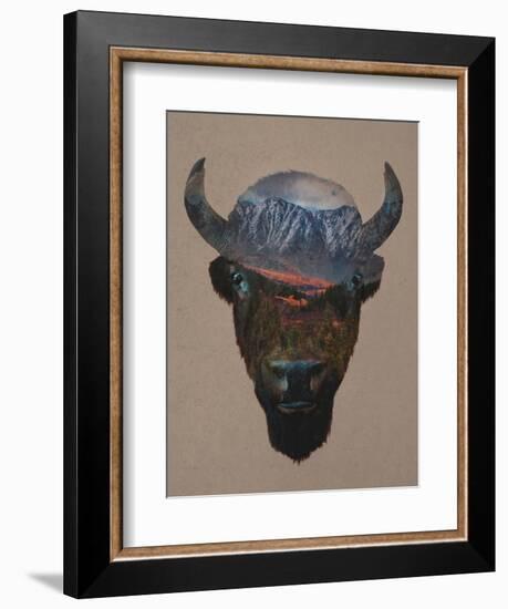 Bison Peak-Davies Babies-Framed Premium Giclee Print