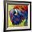 Bison Portrait II-Marion Rose-Framed Giclee Print