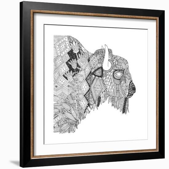 Bison (Variant 1)-Sharon Turner-Framed Premium Giclee Print