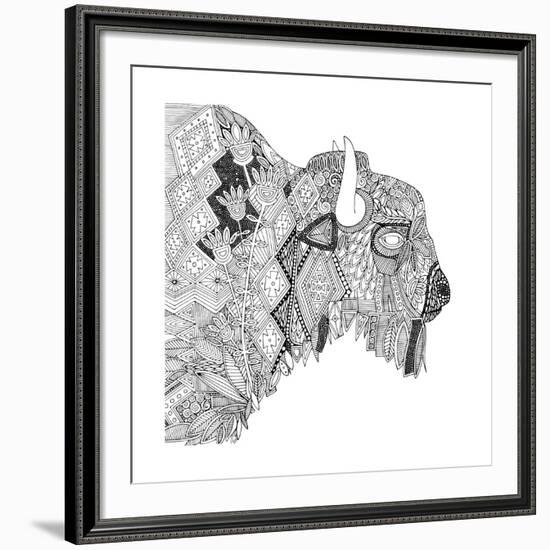 Bison (Variant 1)-Sharon Turner-Framed Art Print