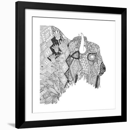 Bison (Variant 1)-Sharon Turner-Framed Art Print