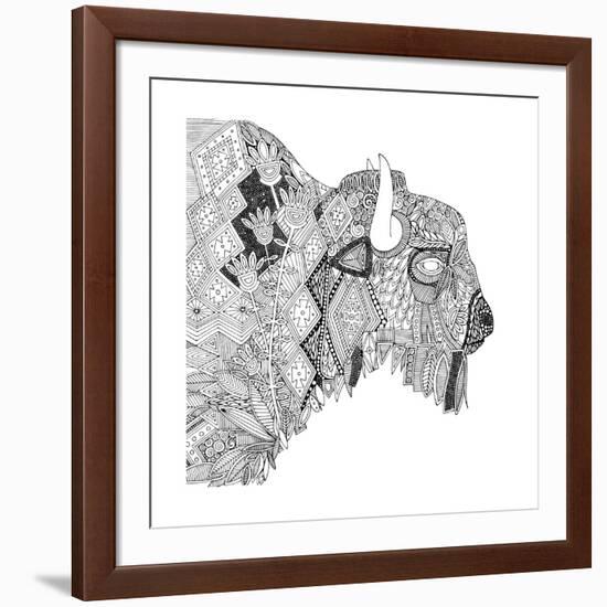 Bison (Variant 1)-Sharon Turner-Framed Art Print