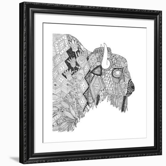 Bison (Variant 1)-Sharon Turner-Framed Art Print