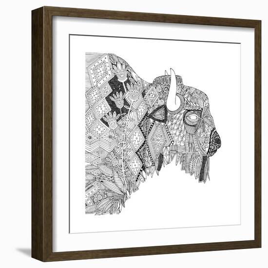 Bison (Variant 1)-Sharon Turner-Framed Art Print