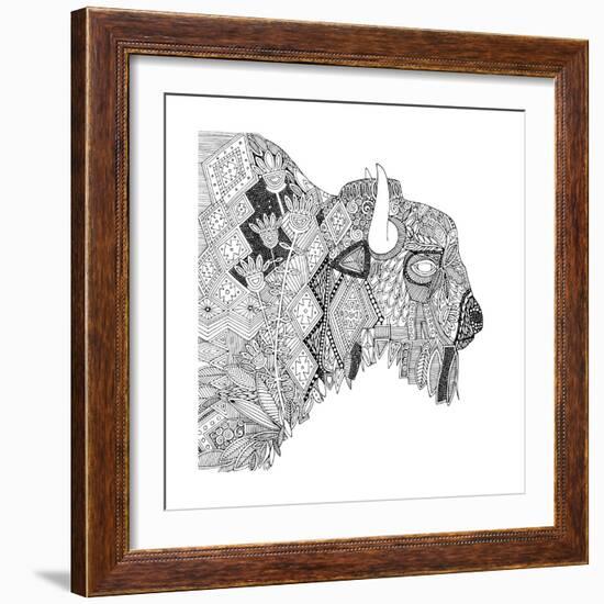 Bison (Variant 1)-Sharon Turner-Framed Art Print