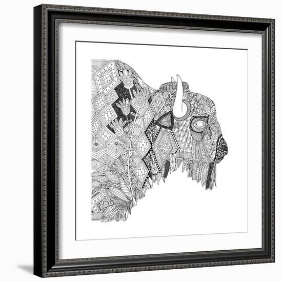 Bison (Variant 1)-Sharon Turner-Framed Art Print
