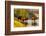 Bison Wildlife Crossing Little Missouri River, Theodore Roosevelt National Park, North Dakota, USA-Chuck Haney-Framed Photographic Print