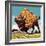 Bison-English School-Framed Giclee Print