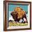 Bison-English School-Framed Giclee Print