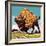 Bison-English School-Framed Giclee Print