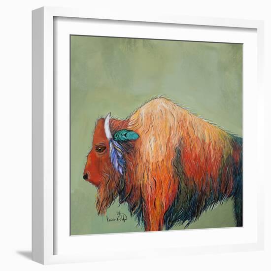 Bison-Karrie Evenson-Framed Premium Giclee Print