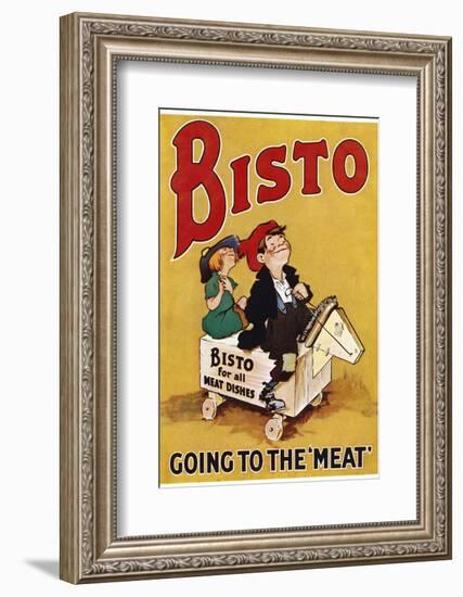 Bisto the Bisto Kids Bisto Gravy, Going to the Meat-null-Framed Photographic Print