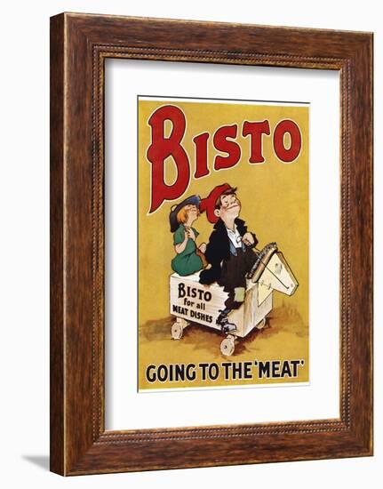 Bisto the Bisto Kids Bisto Gravy, Going to the Meat-null-Framed Photographic Print