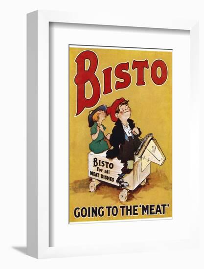 Bisto the Bisto Kids Bisto Gravy, Going to the Meat-null-Framed Photographic Print