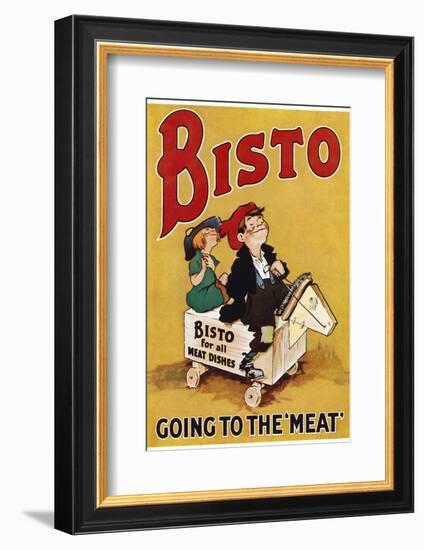 Bisto the Bisto Kids Bisto Gravy, Going to the Meat-null-Framed Photographic Print