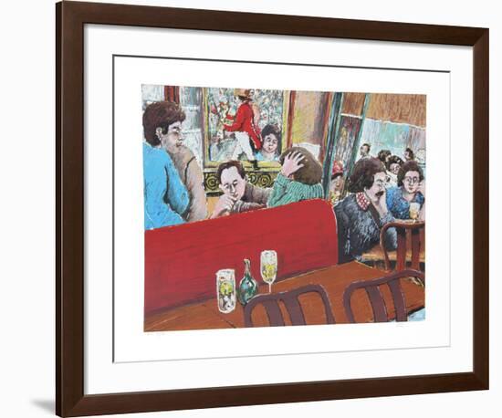 Bistro Booth-David Azuz-Framed Collectable Print