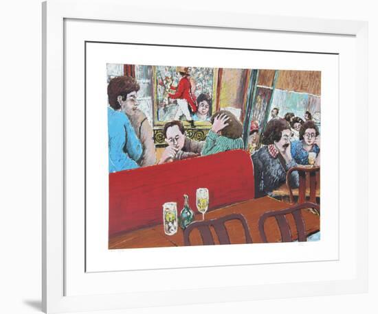 Bistro Booth-David Azuz-Framed Collectable Print