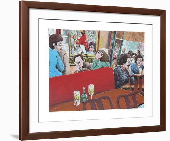 Bistro Booth-David Azuz-Framed Collectable Print