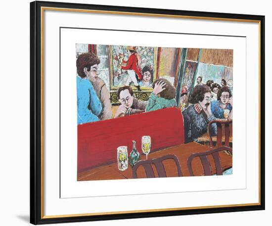 Bistro Booth-David Azuz-Framed Collectable Print