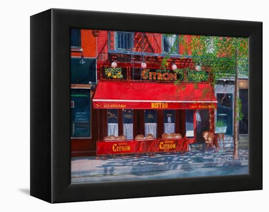 Bistro Citron, NYC, 2012-Anthony Butera-Framed Premier Image Canvas